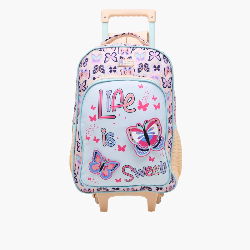 Must Trolley-Butterfly-16In-Set Of 3-Age 5-8 (Polyester) Orange \ 43X30X13 - Image 2